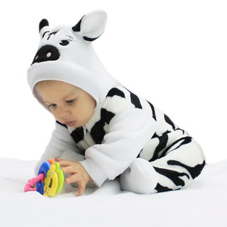 Комбінезон ясельний Зебра, махра