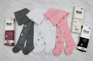 Колготи всесезонні зі стразами (від 84см до 94см зростання)