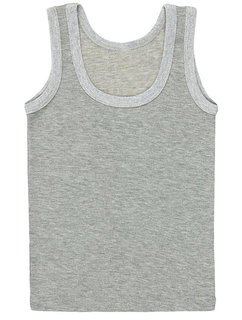 Майка дитяча, сірий меланж (від 92см до 122см зріст)