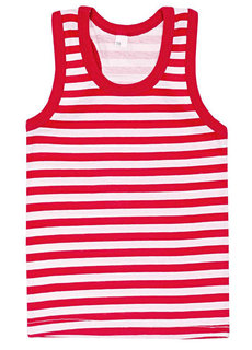 Майка-борцівка, червона (від 74см до 134см зріст)