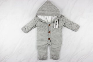 Комбінезон дитячий вязаний+всередині махра від 3 до 9 міс