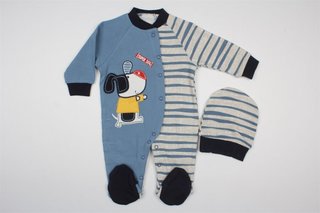 Комбінезон дитячий+ шапочка від 0 до 6 міс