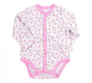 Боди детское Бемби, кулир, короткий рукав, 0-3 мес, 100% коттон