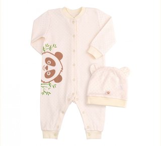 Комбінезон дитячий + шапочка, рибана ТМ Бембі