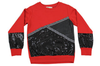 Ошатна трикотажна кофта з паєтками (116-122 ріст)