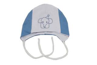 Трикотажна шапочка на завязках (40-44р)