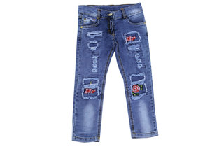Джинсы на девочку (5-6 лет)