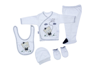 5-ти предметный набор для новорожденного Турция