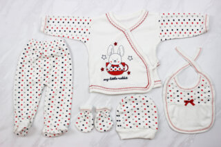 5-ти предметный набор для новорожденного Турция