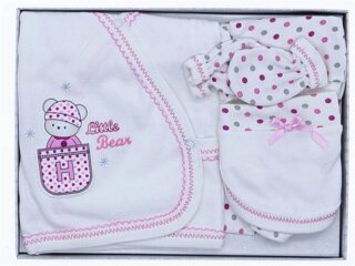 5-ти предметный набор для новорожденного Турция