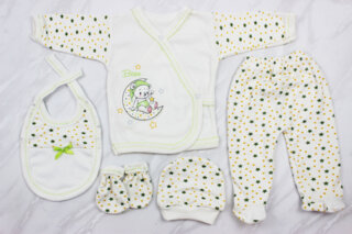 5-ти предметный набор для новорожденного Турция