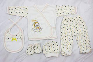 5-ти предметный набор для новорожденного Турция