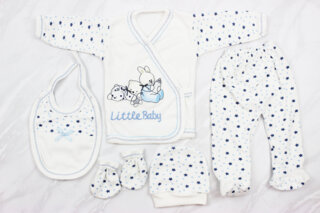 5-ти предметный набор для новорожденного Турция