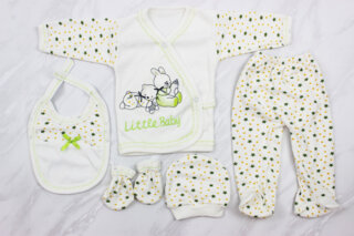 5-ти предметный набор для новорожденного Турция