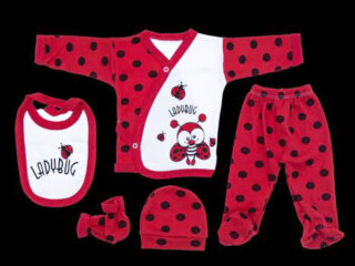 5-ти предметный набор для новорожденного Турция