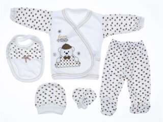 5-ти предметный набор для новорожденного Турция