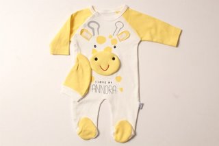 Комбінезон дитячий+ шапочка від 0 до 6 міс