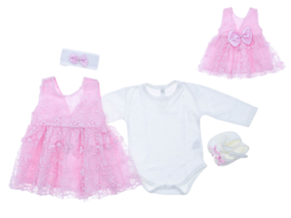 4-х предметный набор для новорожденного Турция