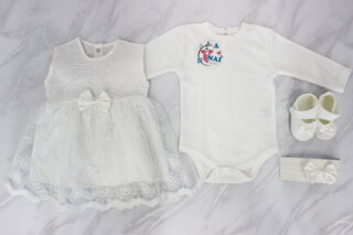 4-х предметный набор для новорожденного Турция