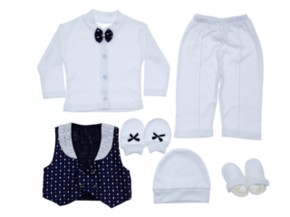 6-ти предметный набор для новорожденного Турция