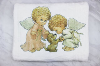 Крижма-плед для хрещення, махра Туреччина