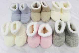 Пинетки вязаные антискользящие Турция 3-12 мес