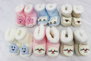 Пинетки махровые антискользящие Турция 3-12 мес