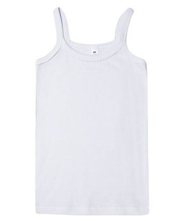 Майка-топ для дівчаток, біла (від 80см до 122см зріст)