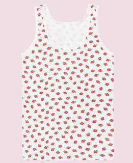 Майка для дівчаток з ажурною гумкою (від 74см до 134см зріст)