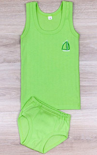 Комплект детский трусы + майка  (от 74см до 122см рост)