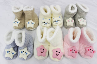 Пинетки вязаные антискользящие Турция 3-12 мес