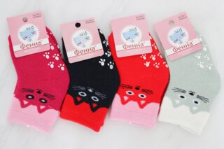 Шкарпетки дитячі махрові антиковзні Китай (0-6 міс)