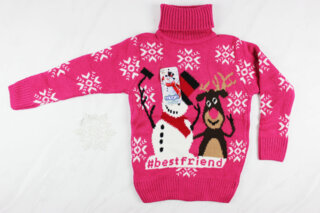 Светр вязаний дитячий Туреччина (6-9 років 110-134 ріст)