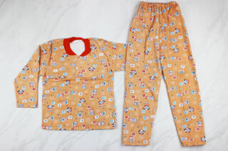 Пижама детская с начесом (116см-122см рост)