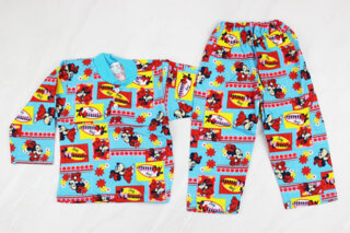 Пижама детская с начесом (от 80см до 86см рост)