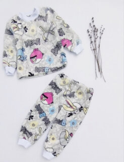 Пижама детская махровая (от 86см до 134см рост)