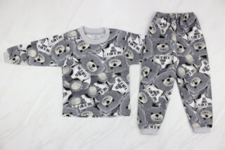 Пижама детская с начесом (от 86см до 128см рост)