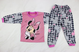 Пижама детская с начесом (от 86см до 128см рост)