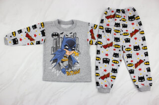 Пижама детская с начесом (от 86см до 128см рост)