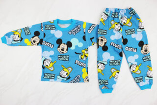 Пижама детская с начесом (от 86см до 128см рост)