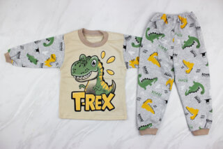 Пижама детская с начесом (от 86см до 128см рост)