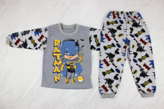 Пижама детская с начесом (от 86см до 128см рост)