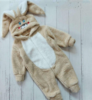 Кигуруми детский Зайка (от 85см до 115см рост)