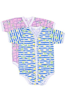 Боди детское на кнопках, короткий рукав, 100% хлопок, 0-12 мес