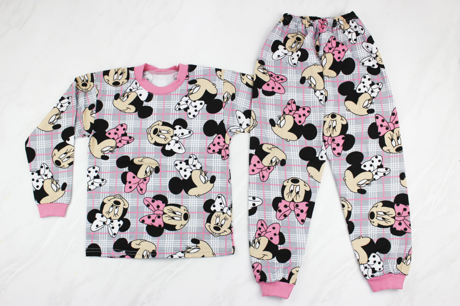 Пижама детская с начесом (от 122см до 134см рост)